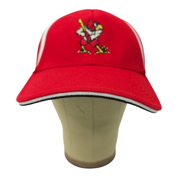 Louisville Cardinals ProFlex Fitted L/XL Cap Embroidered Logo Louie Baseball Hat - Picture 9 of 13